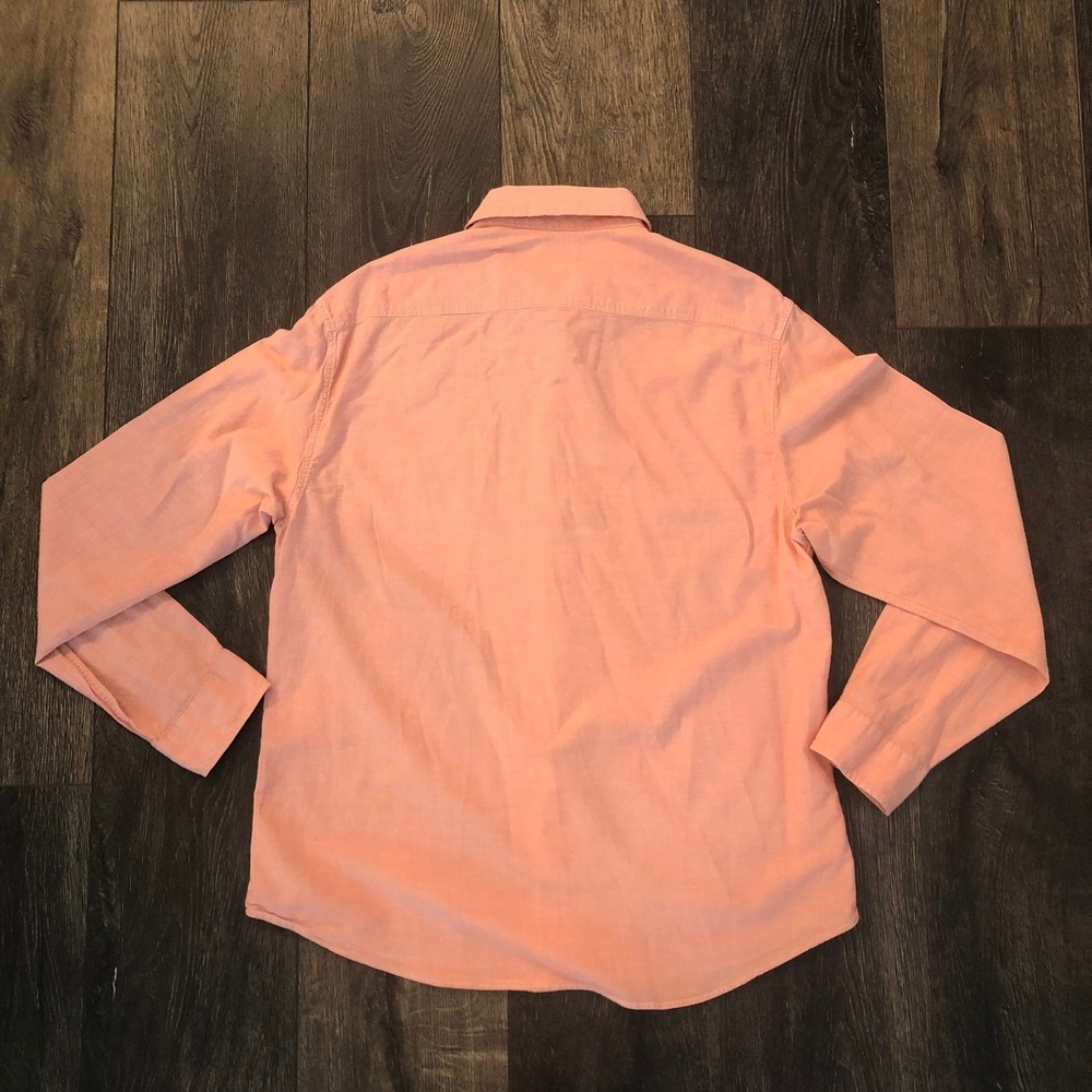 Faherty Shirt Mens Large Pink Lightweight Coastal Preppy Casual Beach Cotton - Picture 9 of 9